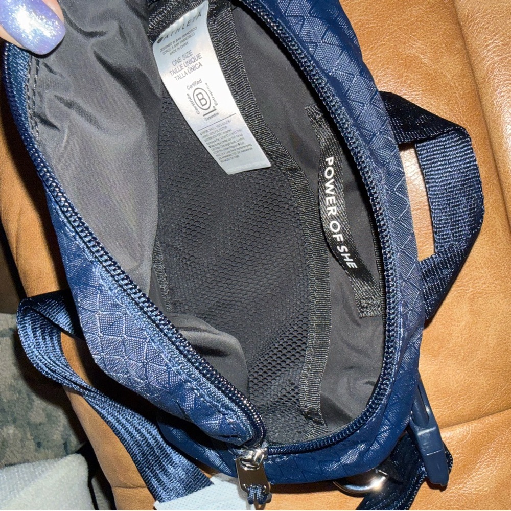 Athleta Navy Crossbody/Belt Bag - Picture 2 of 6